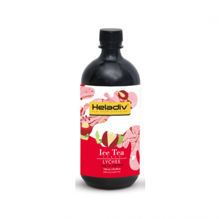 HELADIV Lychee Ice Tea Concentrate Cordial 750ml
