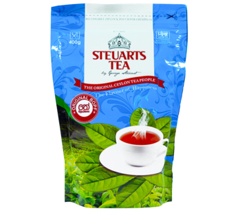 STEUARTS TEA BOPF 400G (ZIPPER POUCH) 24X400G