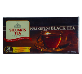 Steuarts Tea Premium Ceylon Black Tea BOPF (25x2g tea Bags)