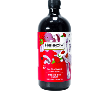 HELADIV Strawberry Ice Tea Concentrate Cordial 750ml