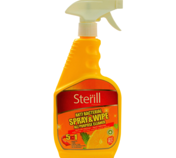 ANTIBACTERIAL SPRAY AND WIPE CLEANER 500ML